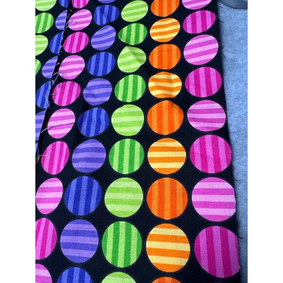 Lakehouse Dry Goods Little Inner Circle Fabric 15"x44" Striped Dots Multicolor C - Picture 6 of 7